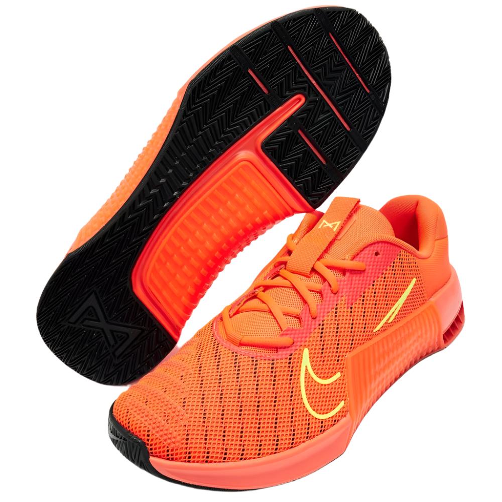 Nike Mens Metcon 9 Trainer Running Shoes - Bright Crimson/ Volt/ Black