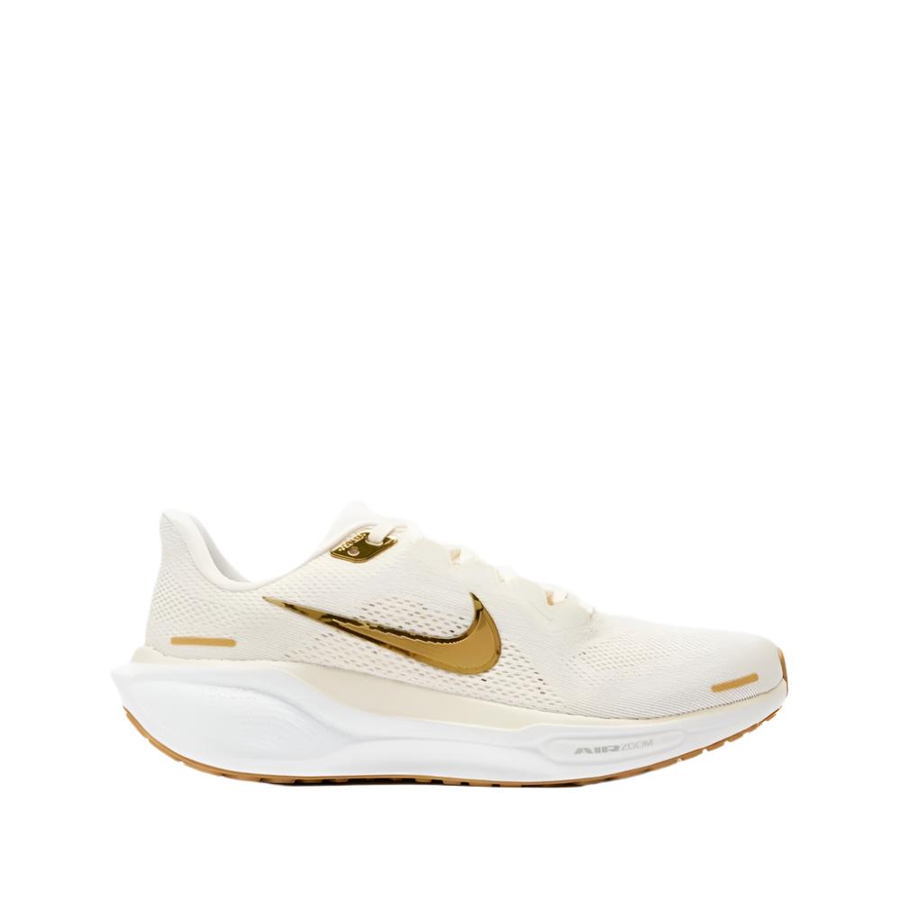 Nike Women's Pegasus 41 Running Shoes - Phantom/Metallic Gold