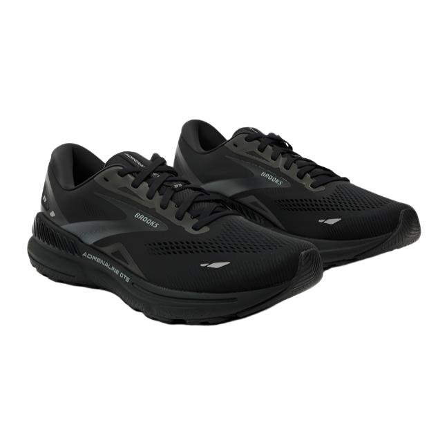 Brooks Mens Adrenaline GTS 23 Running Shoes - Black/Black/Ebony