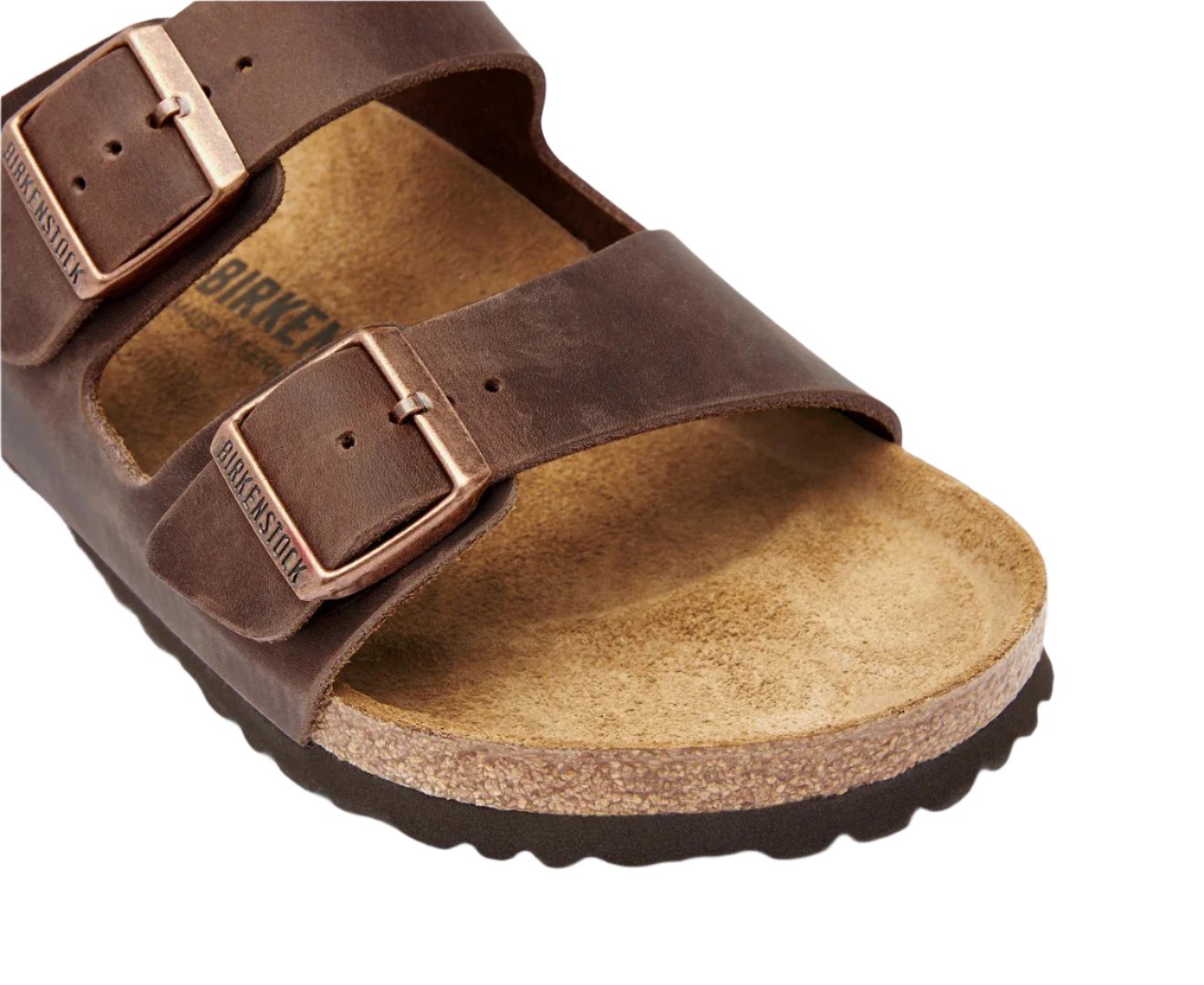 Birkenstock Unisex Arizona Leather Regular Fit Sandals - Habana