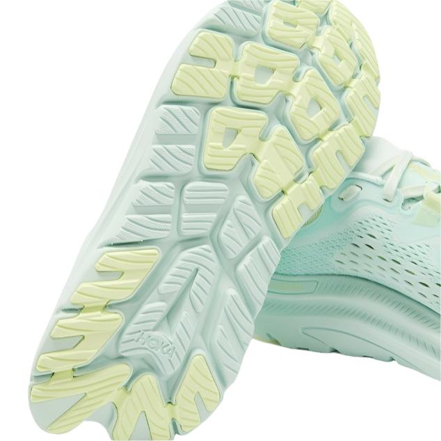 HOKA Women's Kawana 2 Running Shoes - Aqua Breeze/Celery Juice