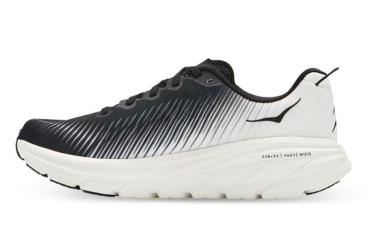 Hoka One One Women's Rincon 3 Running Shoe - Black/White