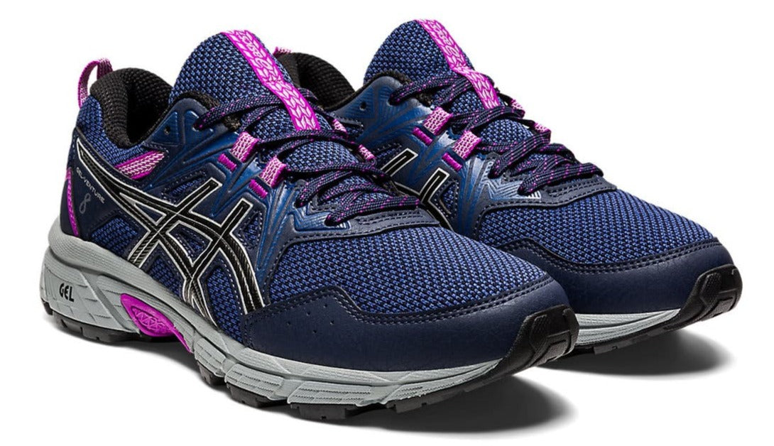 ASICS Women's Gel-Venture 8 Running Shoes - Midnight/Pure Silver