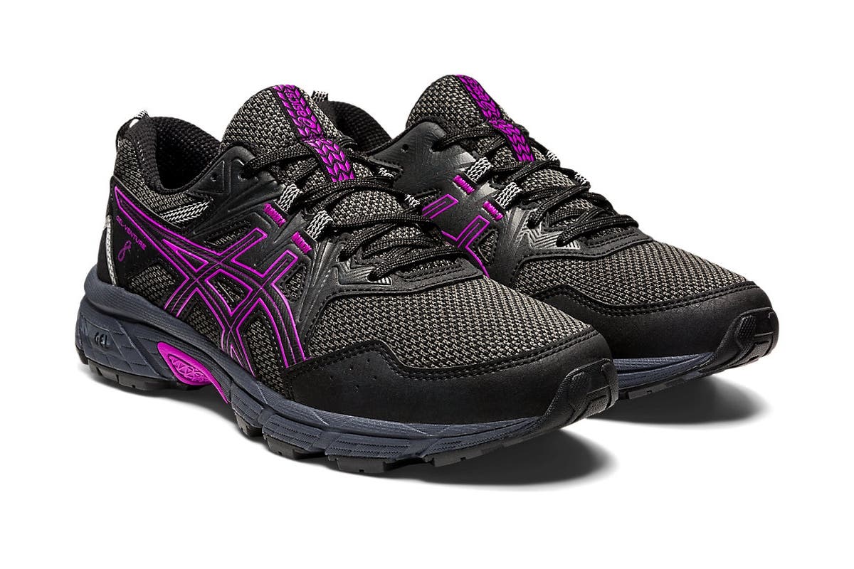 ASICS Women's Gel-Venture 8 Running Shoes - Black/Orchid