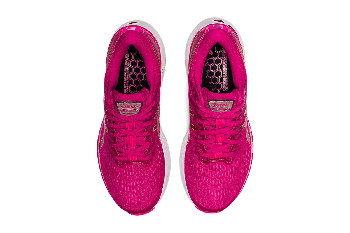 ASICS Womens Gel-Kayano 28 Running Shoes - Fuchsia Red/Pink Glo