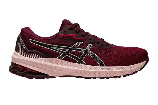 ASICS Women's GT-1000 11 Running Shoes - Cranberry/Pure Silver