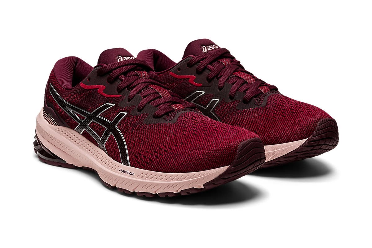 ASICS Women's GT-1000 11 Running Shoes - Cranberry/Pure Silver