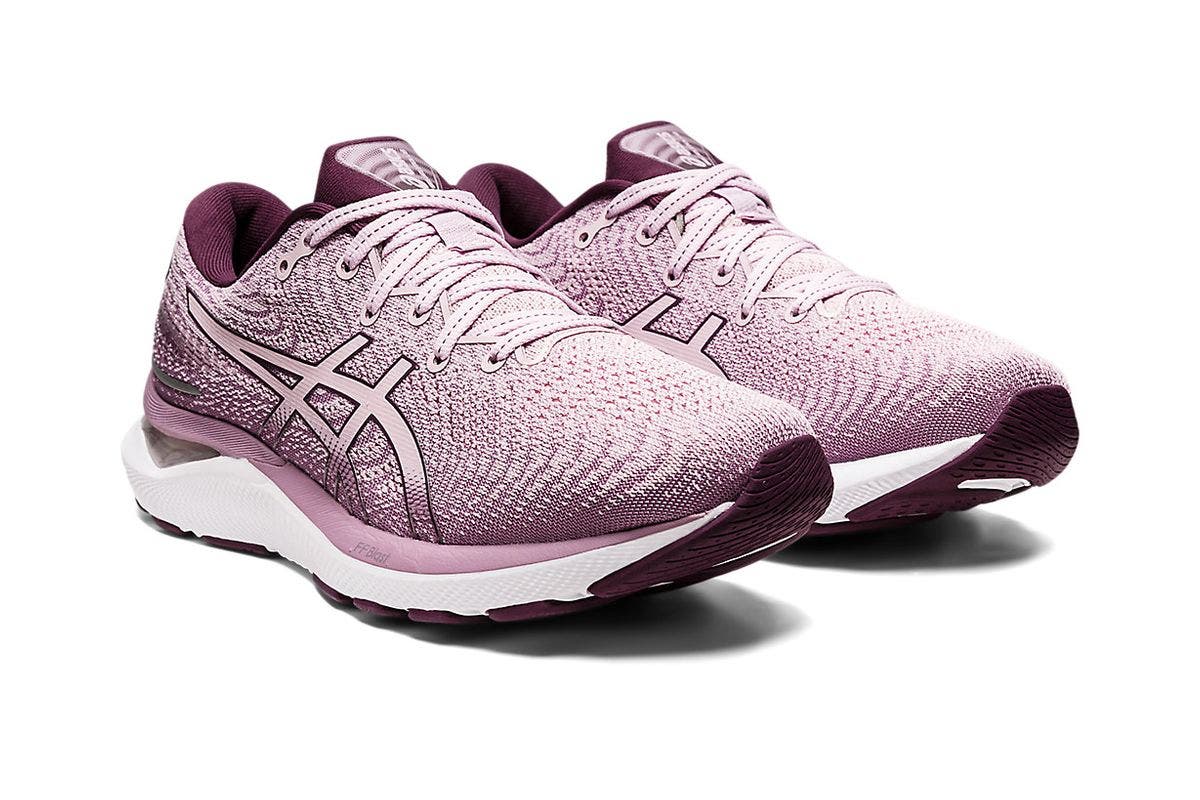 Asics Womens Gel-Cumulus 24 Running Shoes - Barely Rose/Deep Plum