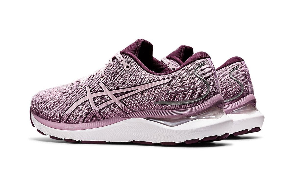 Asics Womens Gel-Cumulus 24 Running Shoes - Barely Rose/Deep Plum