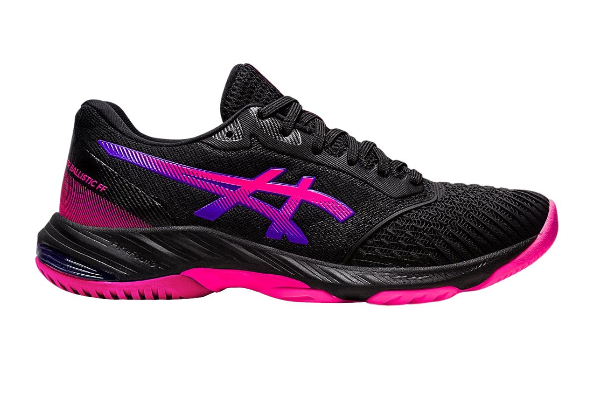 ASICS Women's Netburner Ballistic FF 3 Running Shoes - Black/Pink Glo