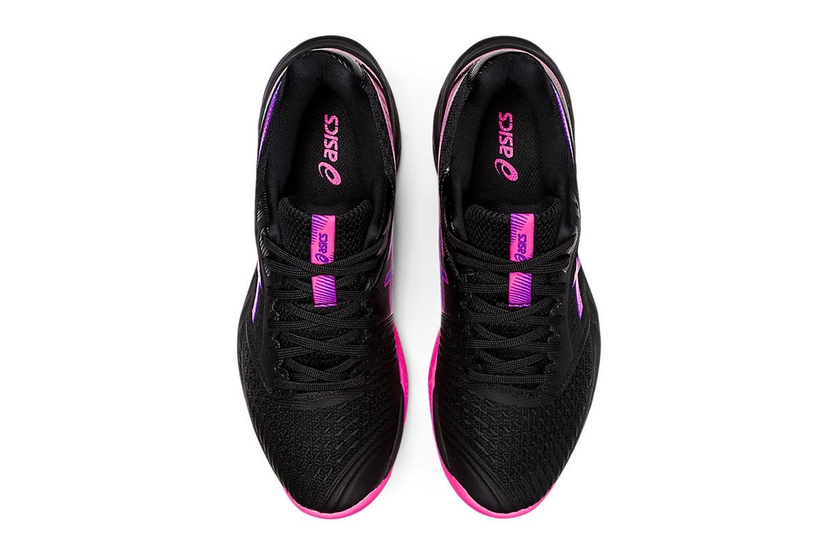 ASICS Women's Netburner Ballistic FF 3 Running Shoes - Black/Pink Glo