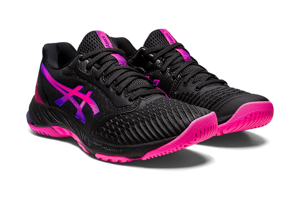 ASICS Women's Netburner Ballistic FF 3 Running Shoes - Black/Pink Glo