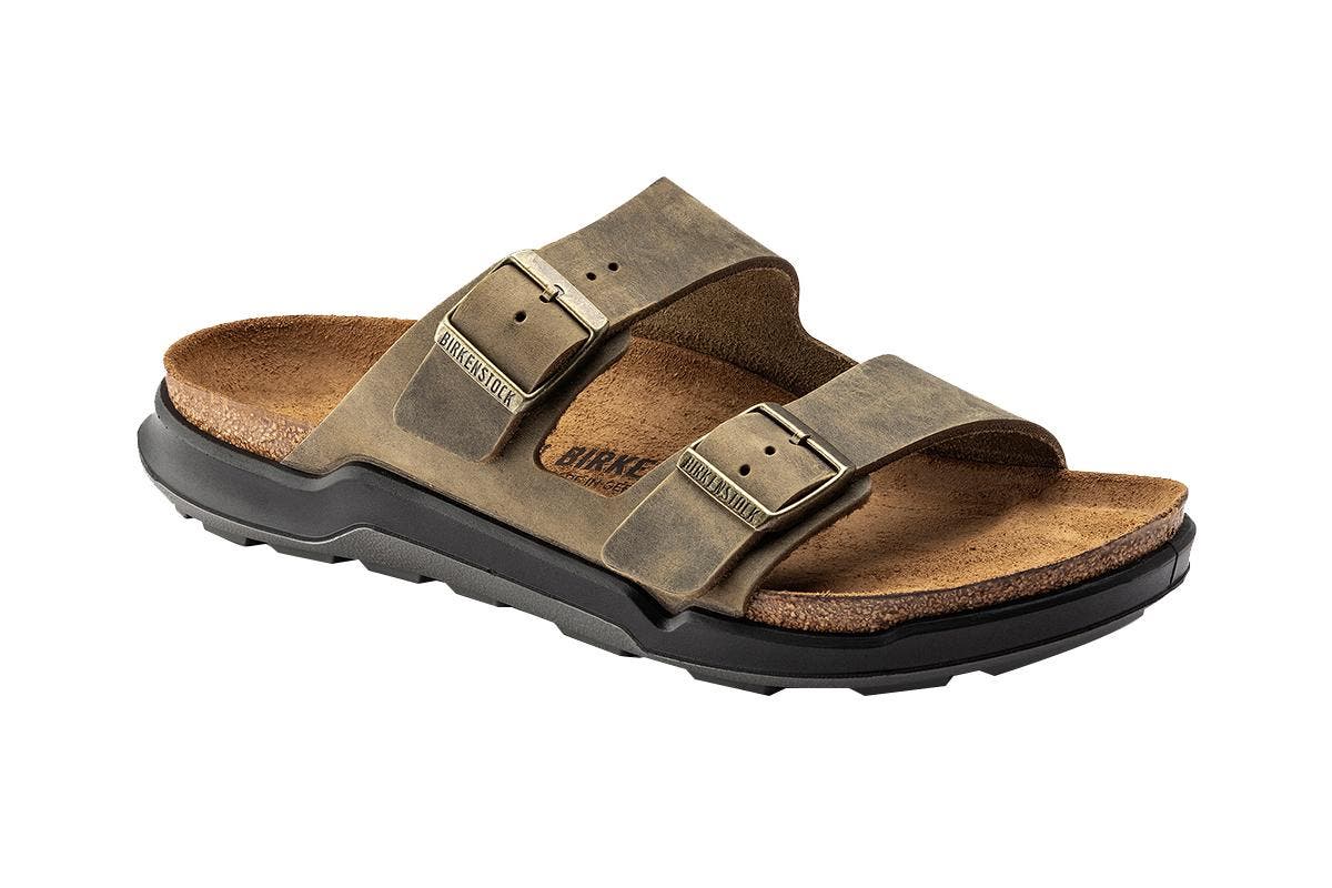 Birkenstock Men's Arizona CT Artic Old Sandal - Faded Khaki