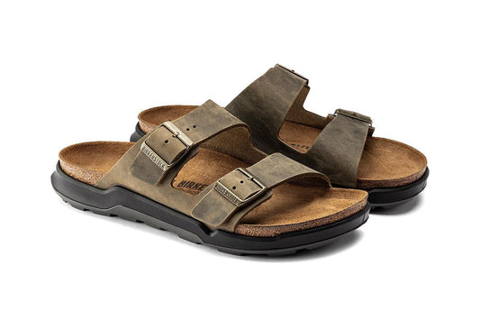 Birkenstock Men's Arizona CT Artic Old Sandal - Faded Khaki