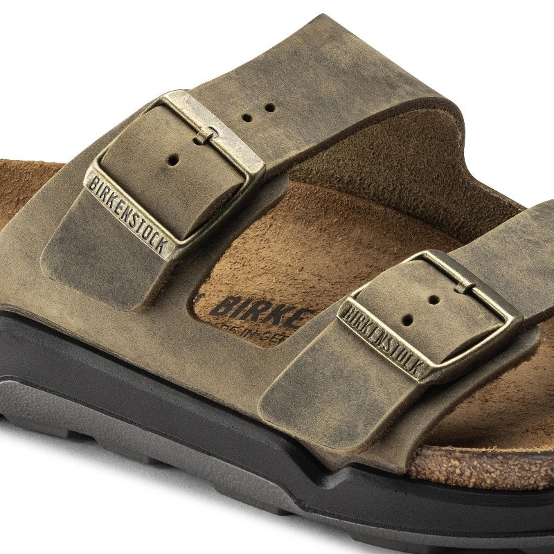 Birkenstock Men's Arizona CT Artic Old Sandal - Faded Khaki