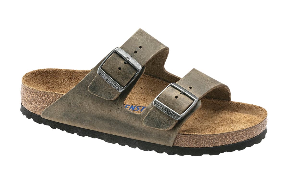 Birkenstock Unisex Arizona FL WB Sandal - Faded Khaki