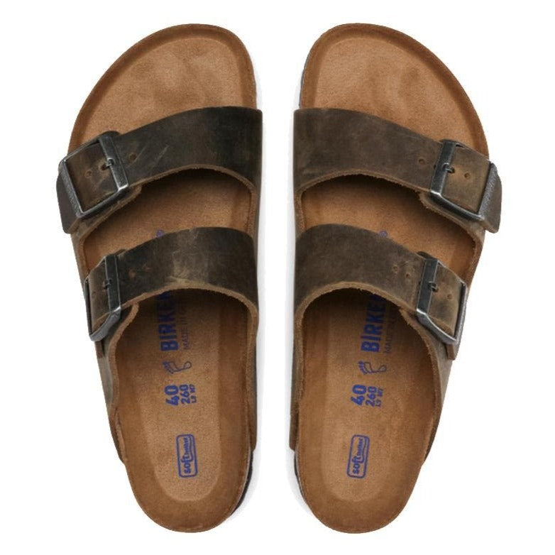 Birkenstock Unisex Arizona FL WB Sandal - Faded Khaki