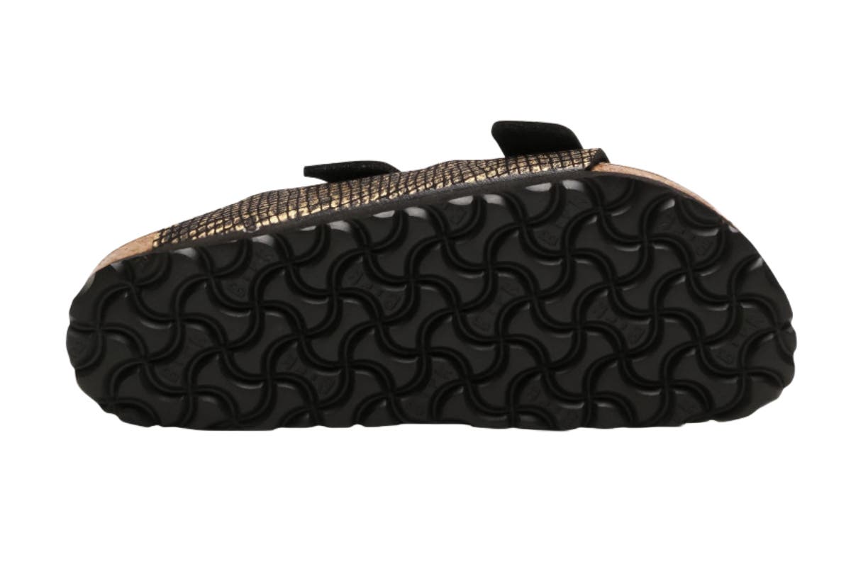 Birkenstock Mens Womens Arizona Sandals - Shiny Python Black