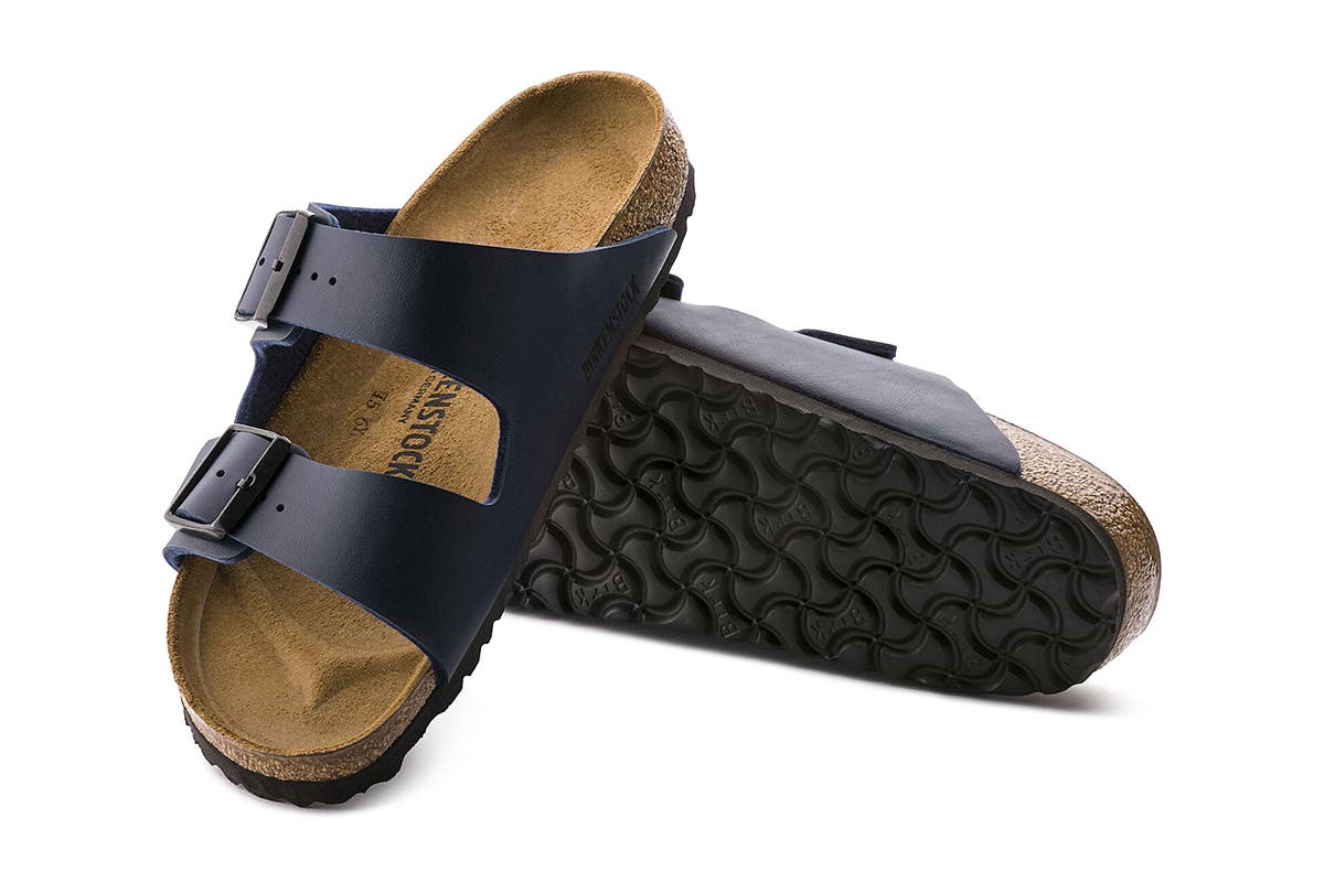 Birkenstock Unisex Arizona Birko-Flor Sandals - Navy