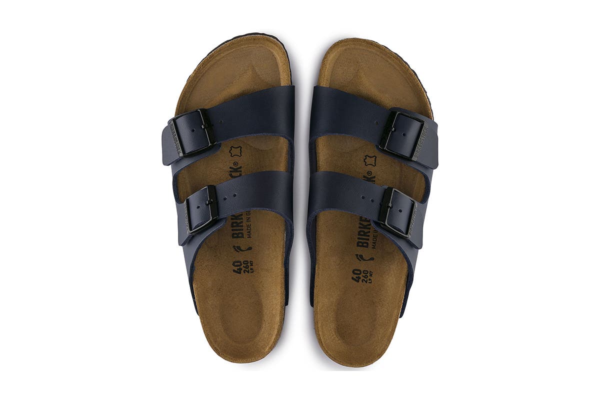 Birkenstock Unisex Arizona Birko-Flor Sandals - Navy