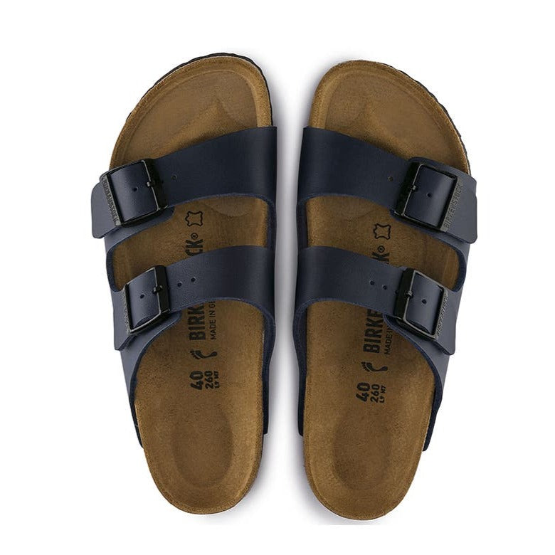 Birkenstock Arizona Birko-Flor Narrow-Fit Sandal - Blue