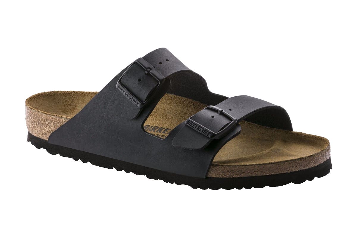 Birkenstock Unisex Arizona Birko-Flor Regular Fit Sandal - Black