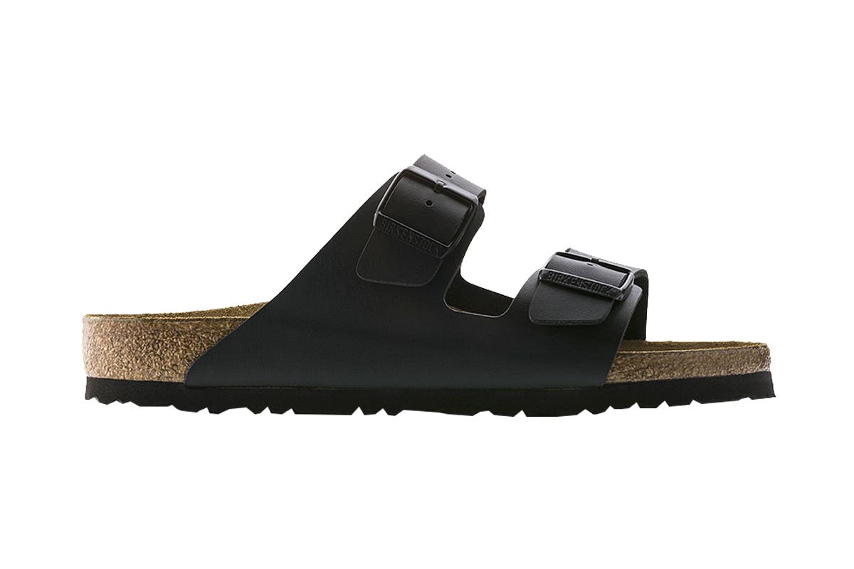 Birkenstock Unisex Arizona Birko-Flor Regular Fit Sandal - Black