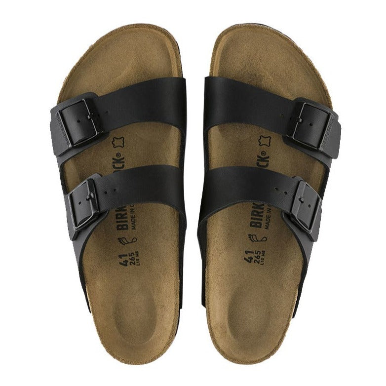 Birkenstock Unisex Arizona Birko-Flor Regular Fit Sandal - Black