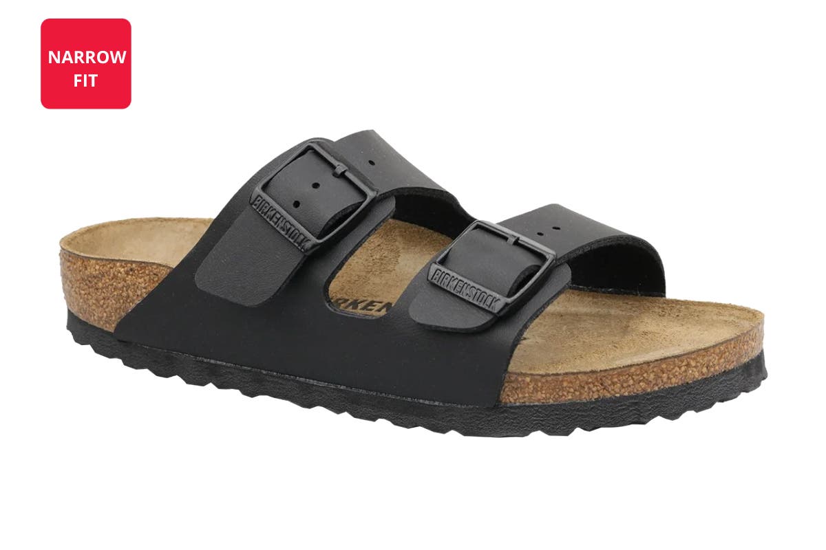 Birkenstock Unisex Arizona Birko-Flor Narrow-Fit Sandal - Black