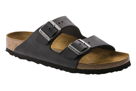 Birkenstock Arizona Oiled Regular Fit Sandal - Black