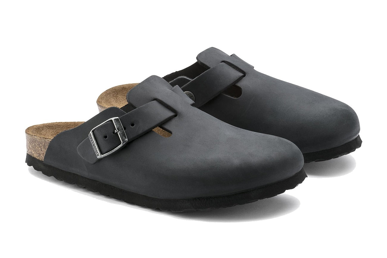 Birkenstock Unisex Boston FL Sandal - Black