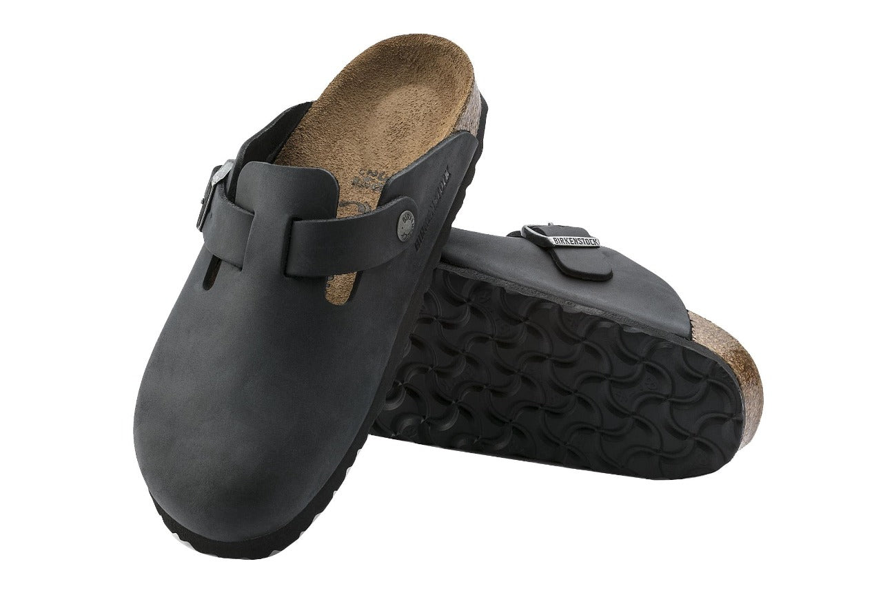 Birkenstock Unisex Boston FL Sandal - Black