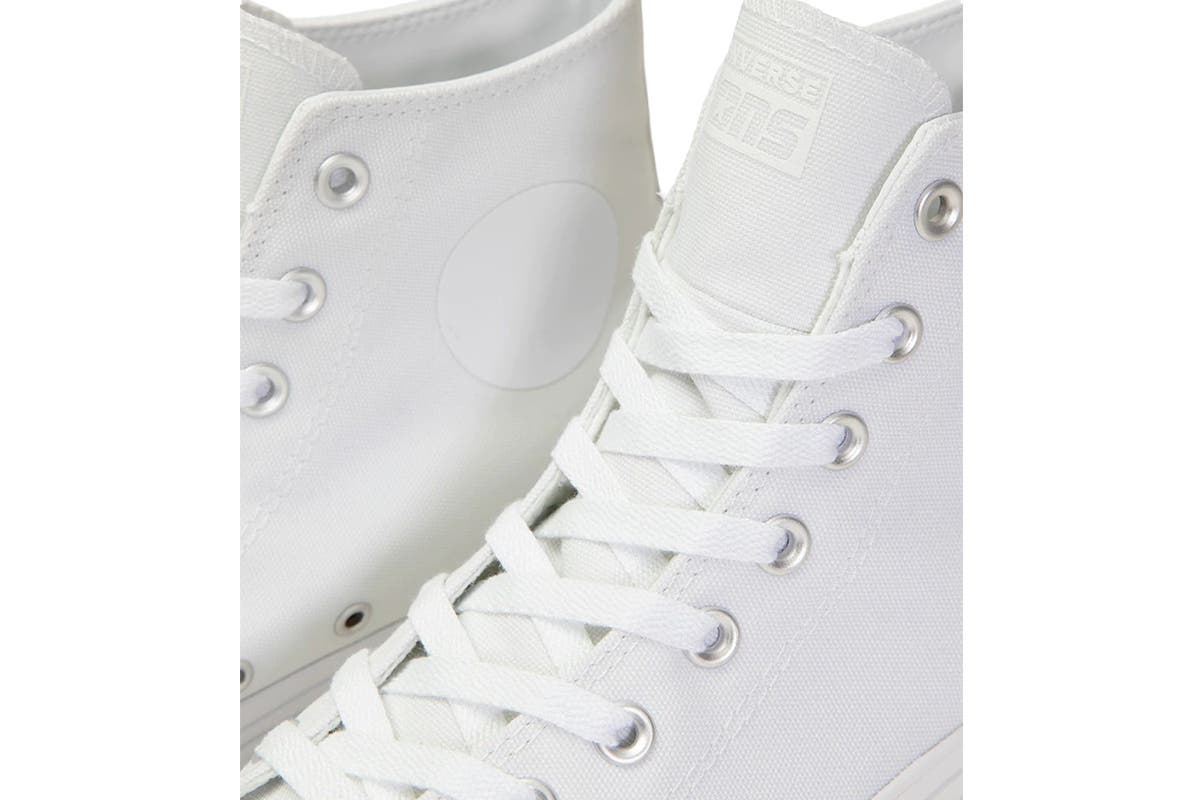 Converse Unisex Chuck Taylor All Star Pro Hi Casual Shoes - White/White/White