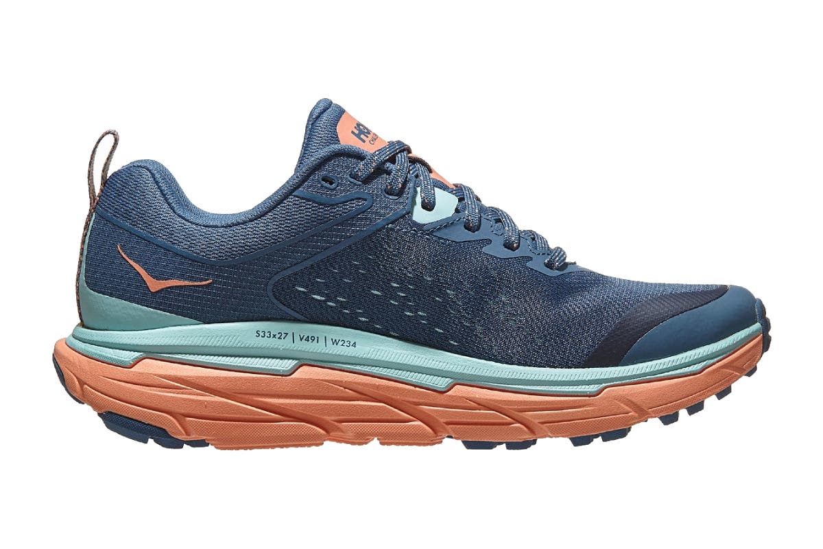 Hoka One One Women's Challenger Atr 6 Running Shoe - Real Teal/Cantaloupe