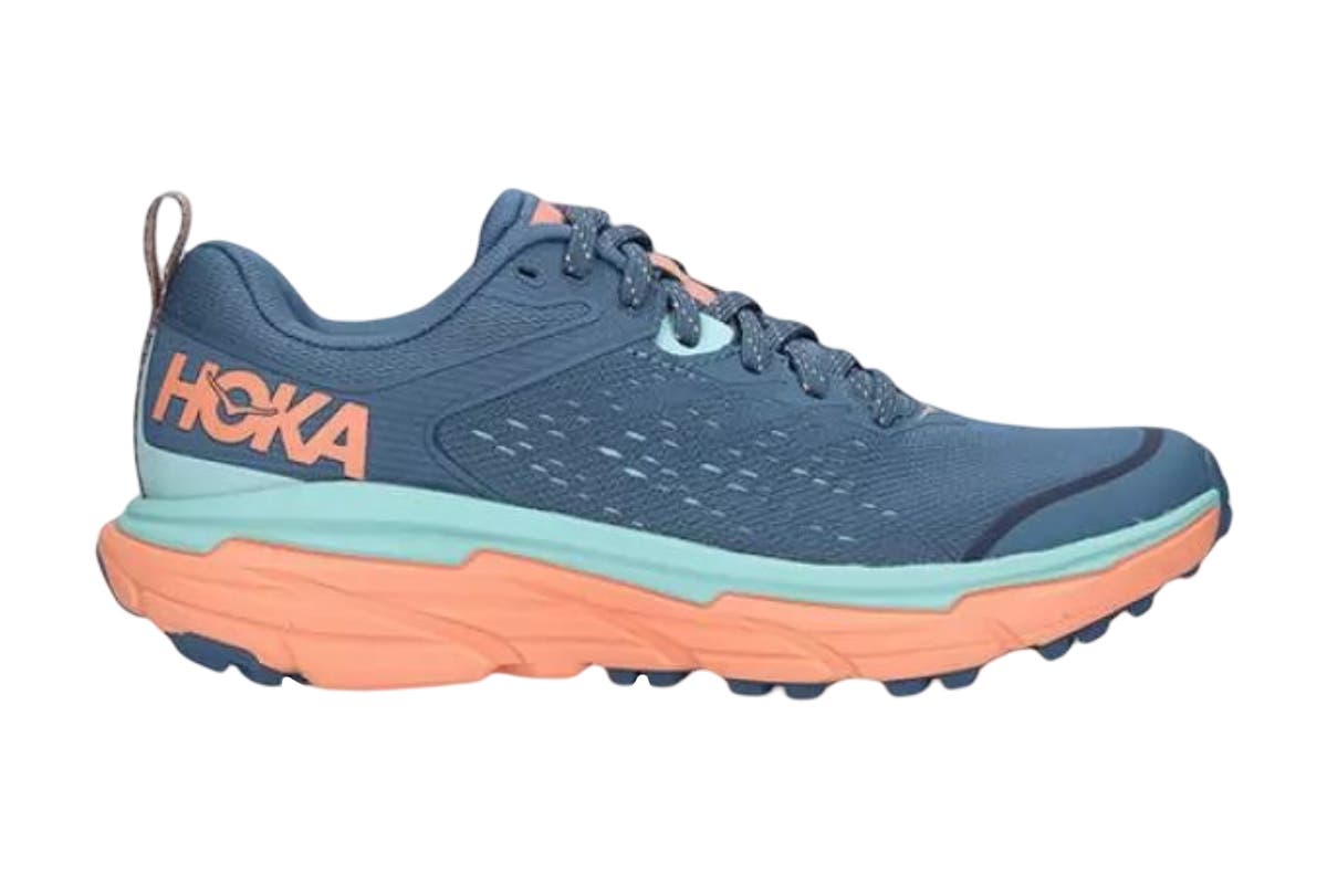 Hoka One One Women's Challenger Atr 6 Running Shoe - Real Teal/Cantaloupe