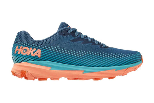 Hoka One One Women's Torrent 2 Running Shoe - Real Teal/Cantaloupe