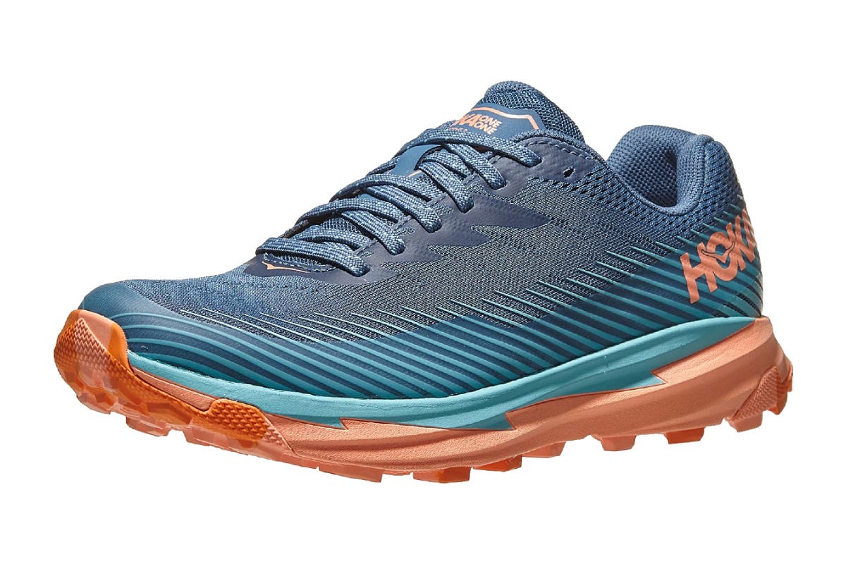 Hoka One One Women's Torrent 2 Running Shoe - Real Teal/Cantaloupe