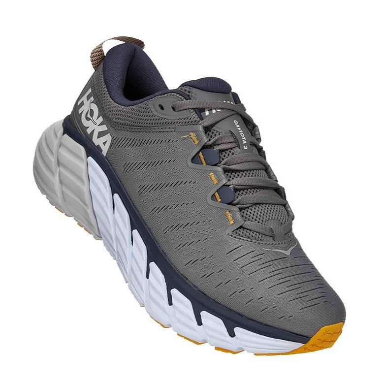 Hoka One One Men's Gaviota 3 Running Shoe - Charcoal Grey/Ombre Blue