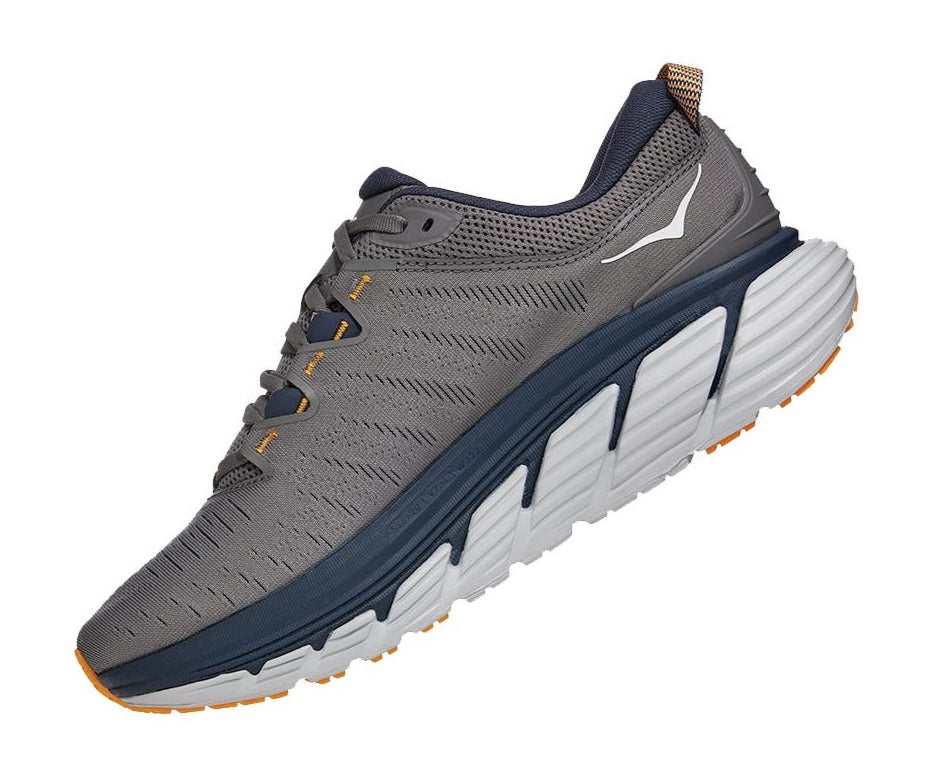 Hoka One One Men's Gaviota 3 Running Shoe - Charcoal Grey/Ombre Blue