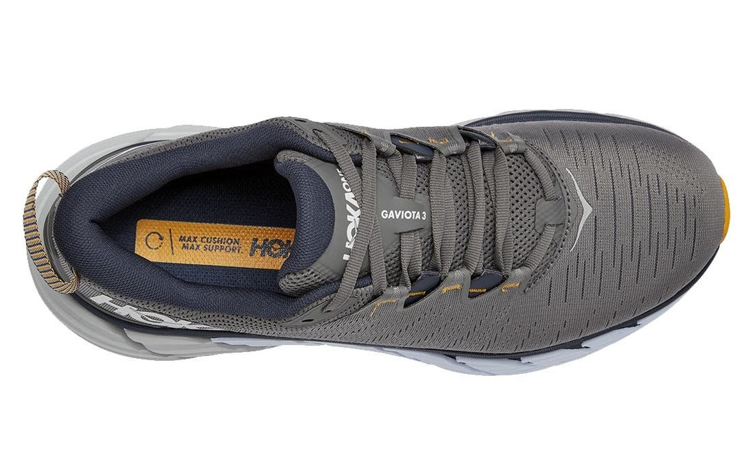 Hoka One One Men's Gaviota 3 Running Shoe - Charcoal Grey/Ombre Blue