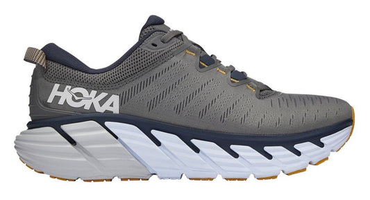 Hoka One One Men's Gaviota 3 Running Shoe - Charcoal Grey/Ombre Blue