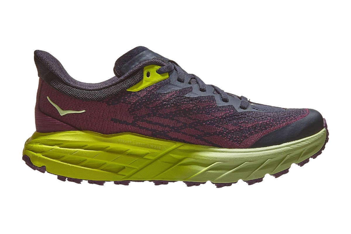 Hoka One One Women's Speedgoat 5 Trail Shoes - Blue Graphite/Evening Primrose