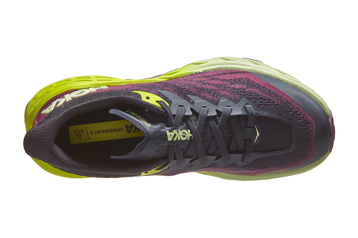 Hoka One One Women's Speedgoat 5 Trail Shoes - Blue Graphite/Evening Primrose