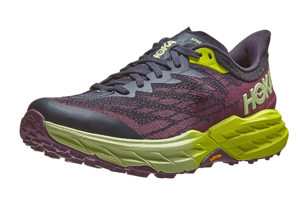 Hoka One One Women's Speedgoat 5 Trail Shoes - Blue Graphite/Evening Primrose