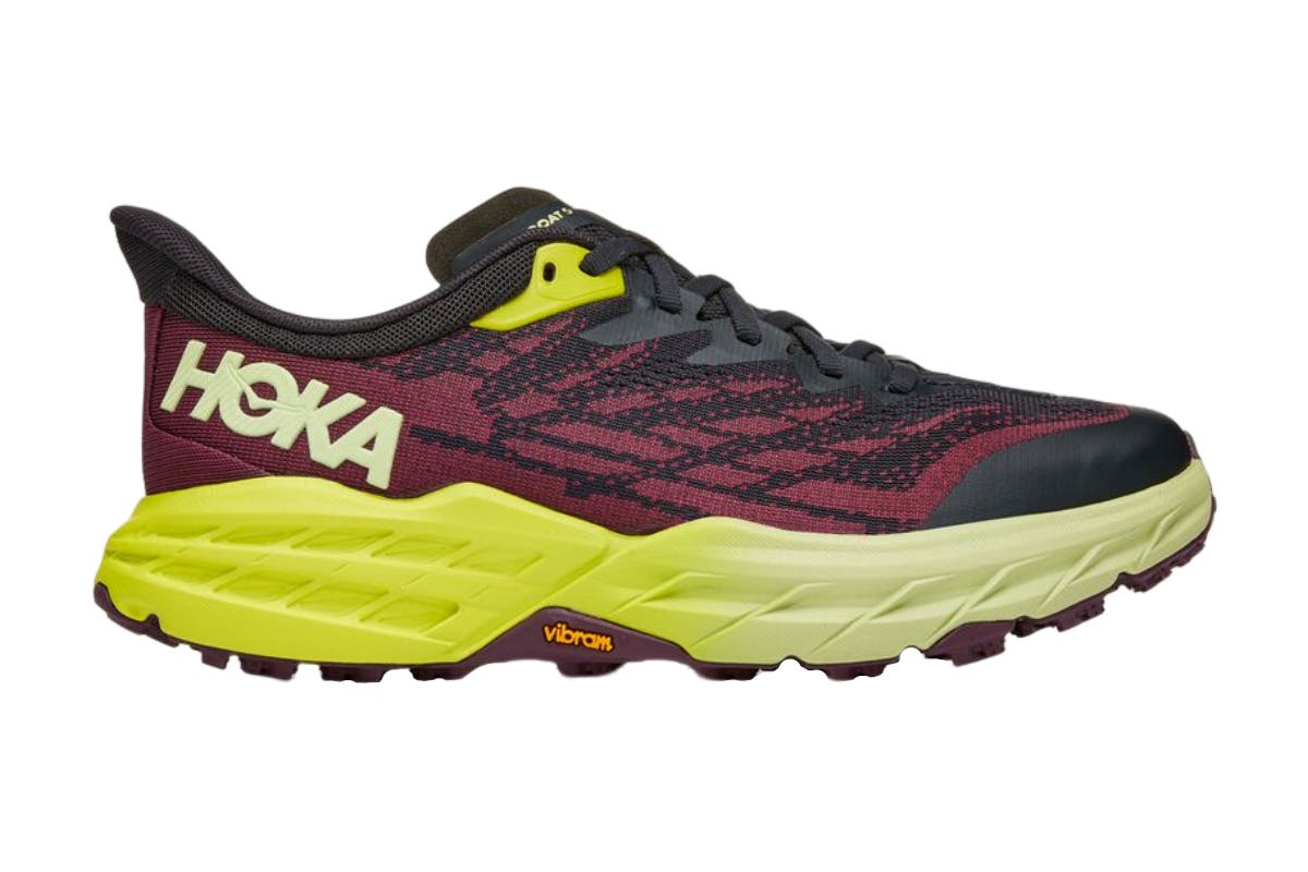 Hoka One One Women's Speedgoat 5 Trail Shoes - Blue Graphite/Evening Primrose