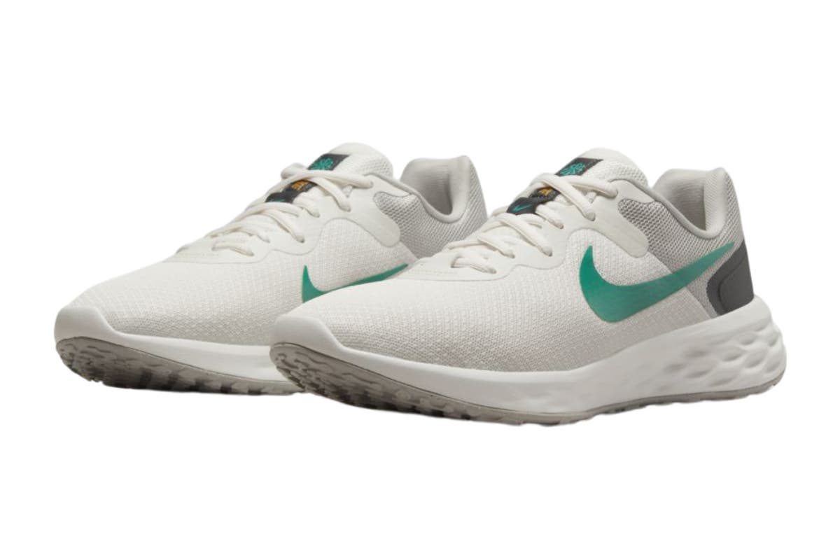 Nike Women's Revolution 6 Running Shoes - Phantom/Neptune Green