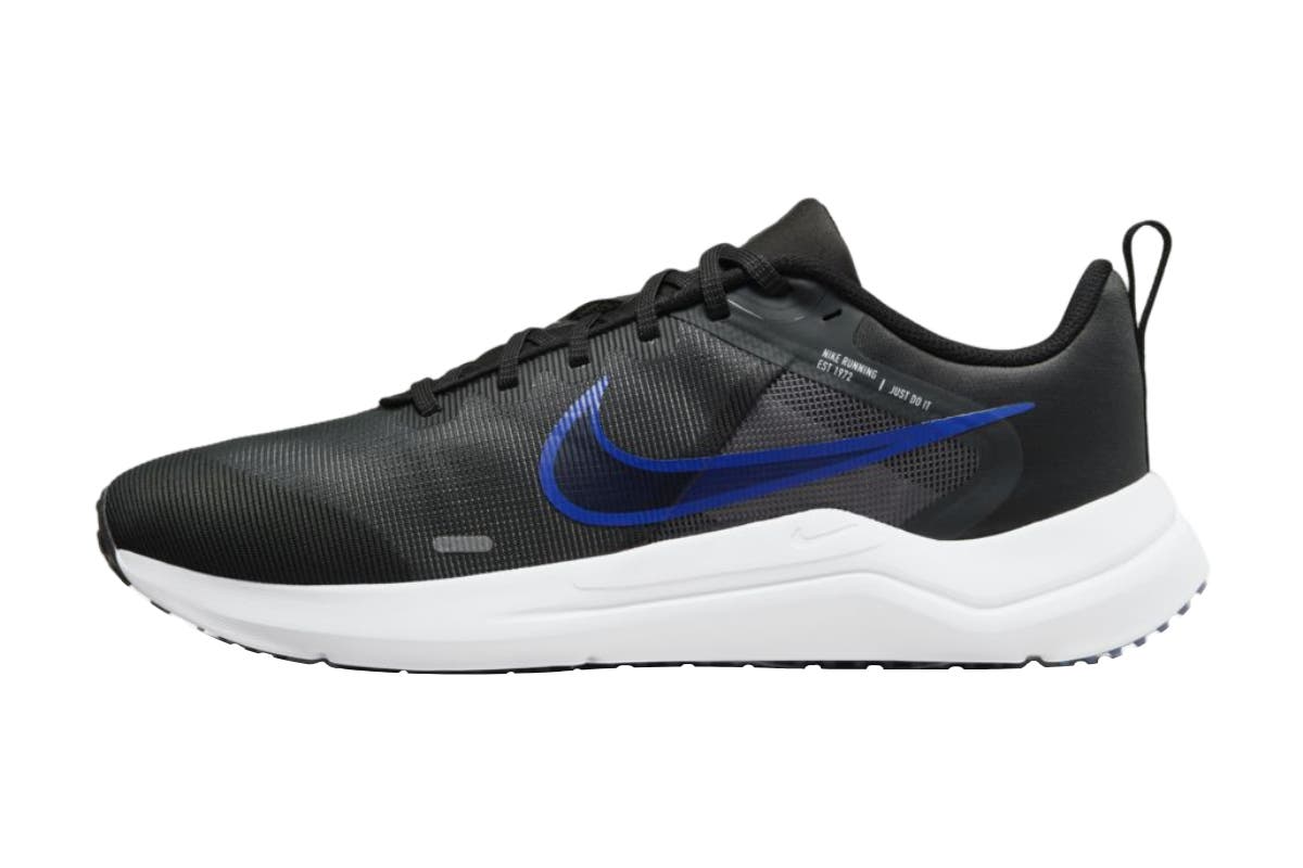 Nike Men's Downshifter 12 Running Shoes - Anthracite/Racer Blue/Black/White