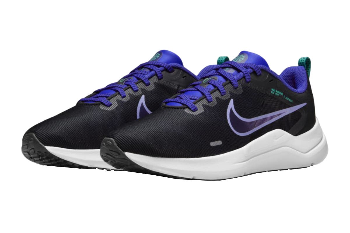 Nike Women's Downshifter 12 Running Shoes - Black/Light Thistle